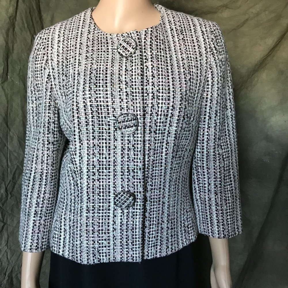 "INC" blazer, woven pattern, EUC, size 10